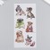 Stickers for creativity Paper "Dog" set 3 sheets 10x20 cm