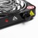 Electric tile Luazon LHP-001, 1 burner, 1000 watts, heater spiral, black