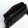 Male bag over the shoulder, artificial leather, black color