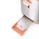 Toster KitFort KT-6216, 980 W, 7 fry modes, 2 toasts, metallic/orange