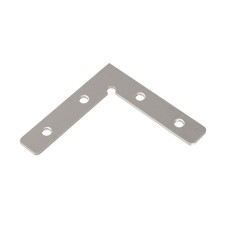 Connector 90 ° to LED strip LED Strip Alm-C-90, 4.8x1 cm, silver color