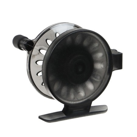 Inertial coil, plastic, diameter 6 cm, guide fishing lines, black color, 109a-6