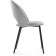 Chair on the metal frame Irre Metal/velor, black/gray 50x55x82 cm