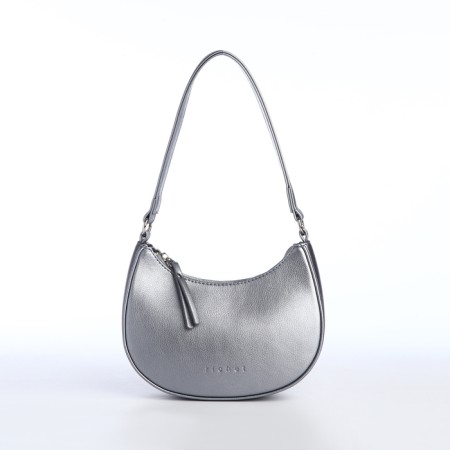 Women's bag with lightning, silver color