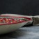 Lryagan Round Rishtan ceramics, 41cm, red, green-yellow pattern