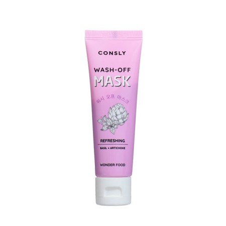 Conslim clay mask with extracts of basil and artichoke for narrowing pores, 50 ml