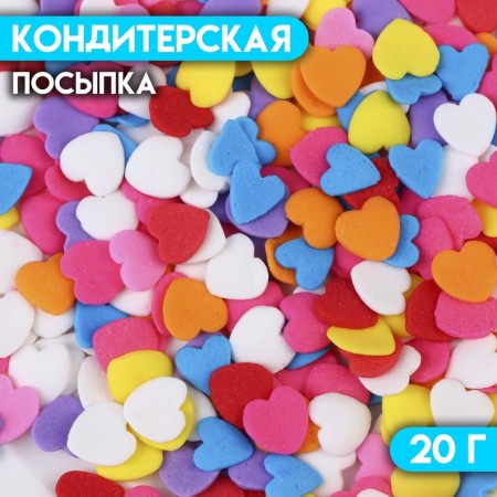 Confectionery Sprinking "Heart", 20 g