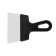 Facade scrap spatula, 150 mm, stainless steel, plastic handle