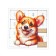 Puzzle "Fifteen. Corgi", Logical Board Game, 22x22 cm