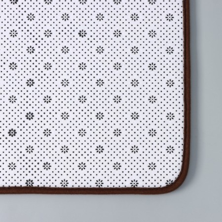 Savanna Memory Foam bath and toilet rug, 50 × 80 cm, brown color-6