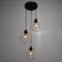 Economic light "Arten" 3x40W E27 black 38x38x84 cm.