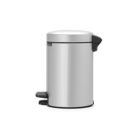 Brabantia Newcon bucket, plastic inner bucket, with a pedal, color gray metallic, 3 liters-1