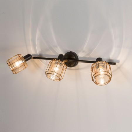 Sconces Citilux "tavern" CL542632, 58x18 cm, 3x60W, e14, black color-4