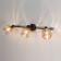Sconces Citilux "tavern" CL542632, 58x18 cm, 3x60W, e14, black color
