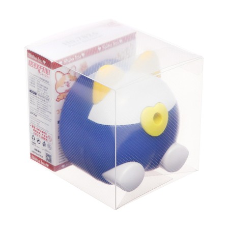 Mechanical sharpener with container, purple ears/white-8