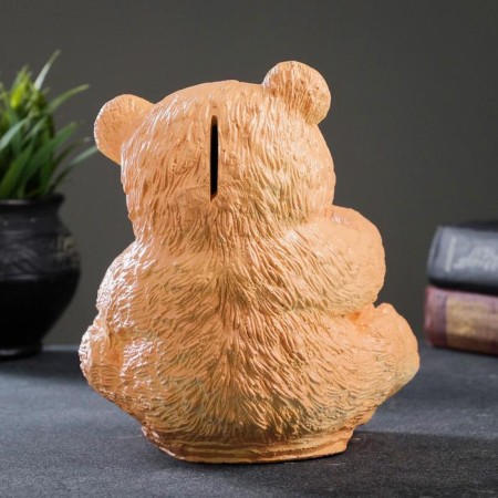 Копилка "Мишка с сердцем" 16х20см-2
