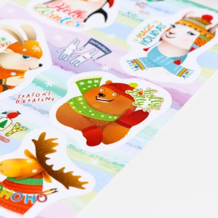 Decorative stickers "Forest inhabitants - 3" 10x16 cm-2