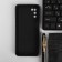 Pero cover for Samsung A03S, silicone, black