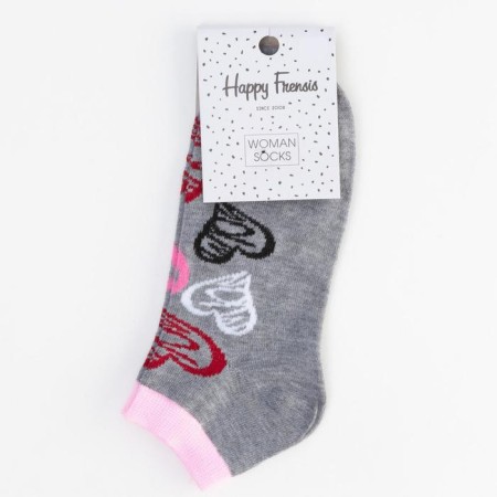 Women's socks, gray color, size 23-25-2