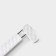 Pannings for trousers and skirts with clamps LadoM Eliot, 29 × 15 cm, 3 pcs, white color