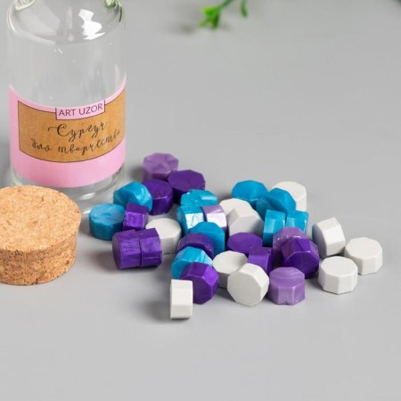 Surgut in granules in the jar of "octagonal" winter colors 15 g 6x3x3 cm-1
