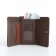 Women's wallet on the button, khaki color