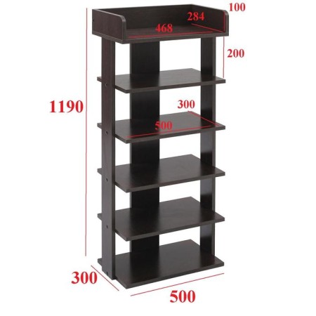 Stellage Nord No. 5, 500x300x1196, Wenge-1