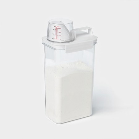 A container for washing powder and air conditioning, with a measured glass, 1800 ml-14