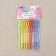 Set of needles for stitching, plastic, d = 3 mm, 9 cm, 10pcs, colorful color