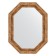Mirror in the baguette frame, vignette antique bronze 85 mm, 65x85 cm