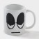Homeleon mug ceramic shade "vigor", 350 ml, white color