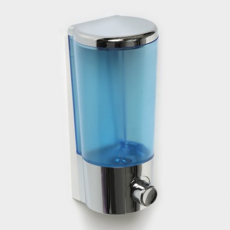 The dispenser for antiseptic/liquid soap is mechanical, 400 ml, metal, color chromium-2