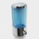 The dispenser for antiseptic/liquid soap is mechanical, 400 ml, metal, color chromium