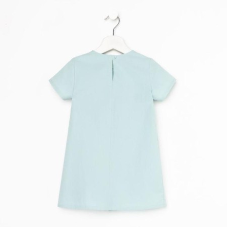 Children's dress with KAFTAN pocket, p. 34 (122-128), mint-8