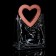 Gift package from PVC pink 20x18x10 cm