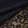 Lace elastic fabric, 215 mm × 2.7 ± 0.5 m, black color