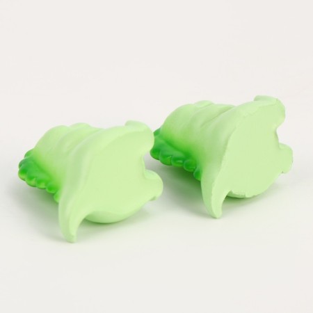 Miniature puppet "dinosaurus", set 2 pcs., Size 1 pc. - 3.5 × 5 × 2 cm, green color-5