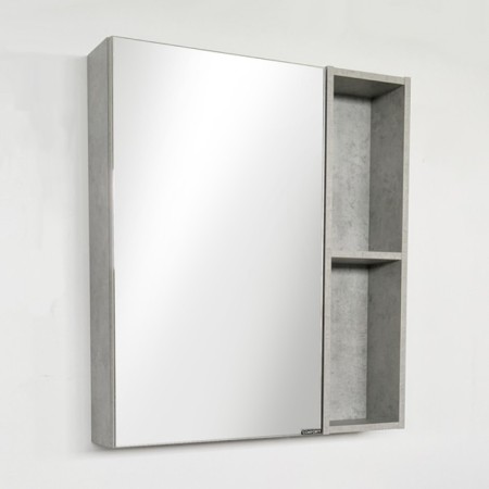 Mirror Closher Comforty Oslo 60 for the bathroom, color is bright concrete
