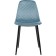 Capri Metal/Fabric, Black/Blue 43x48x87 cm