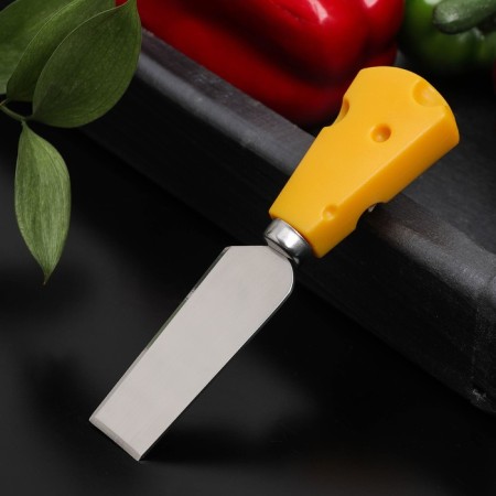 Cheese knife Chece Chees, 13.5 cm, yellow color-2