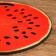 Board cutting and serving round kitchen "watermelon in context", 25.5 cm