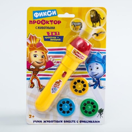 Projector-Fund with animals "Fixiki", batteries in the set are not included-12