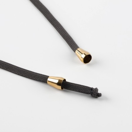 Tip for a cord, d = 4 mm, 13 × 10 mm, 100 pcs, gold color-4