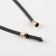 Tip for a cord, d = 4 mm, 13 × 10 mm, 100 pcs, gold color