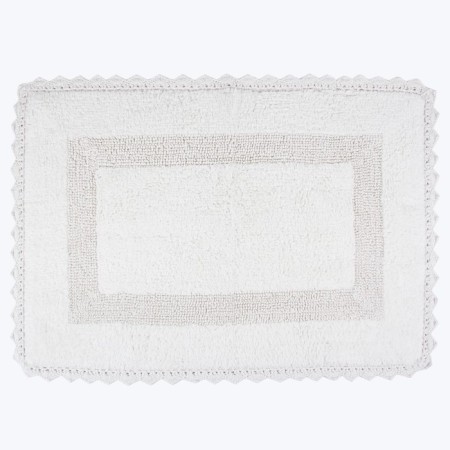 Arya Lupen rug, with guipure, 60x90 cm, white color
