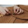 A set of buttons on the leg, d = 25 mm, 5 pcs, the color is gold gloss