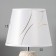 Traffic lamp with lampshade Risalux "Dabi", E14, 40 watts, white/gold, 20 × 20 × 33 cm