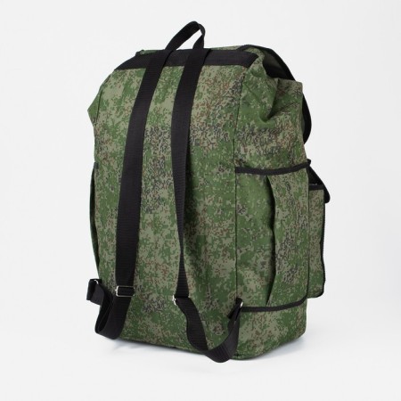 Tourist backpack, 55 l, cord department, 4 outer pockets, ZFTS, Khaki color-1