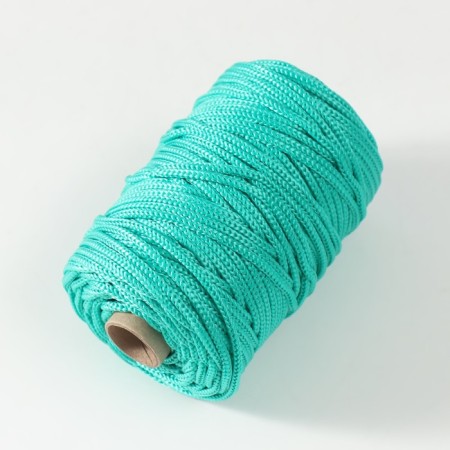 Knitted polypropylene cord without a core 3 mm /50 m (green)-1
