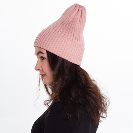 Female Winter hat, Powder color, size 52-56